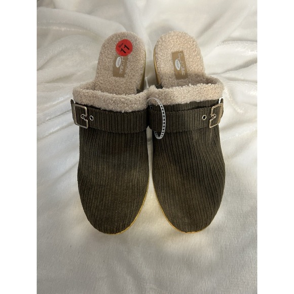 Women's Dr. Scholl's Size 11M Platform/Wedge/Clog Shoes. New.  olive green. - Picture 11 of 11